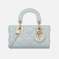 Christian Dior Micro DJoy Lady Dior Bag Blue