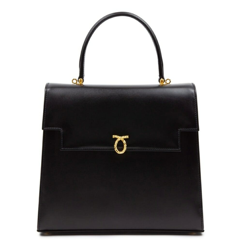 Launer London Juliet Handbag in Black