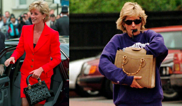 Inside Princess Diana's iconic handbag collection