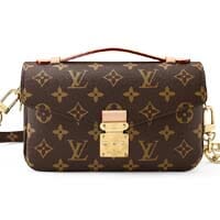 LV Louis Vuitton Pochette Metis East West bag canvas