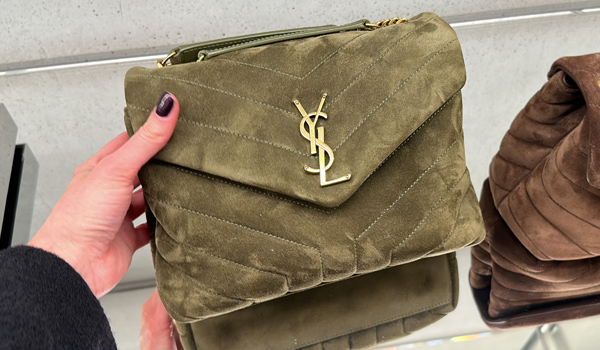 Is YSL same as Saint Laurent loulou bag small suede